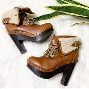 Dolce Vita Brown High Heel Booties 7